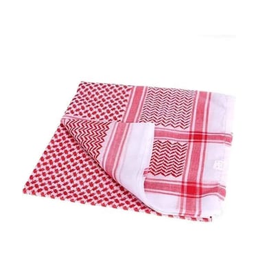 Mens Shemagh Red Red Mg284