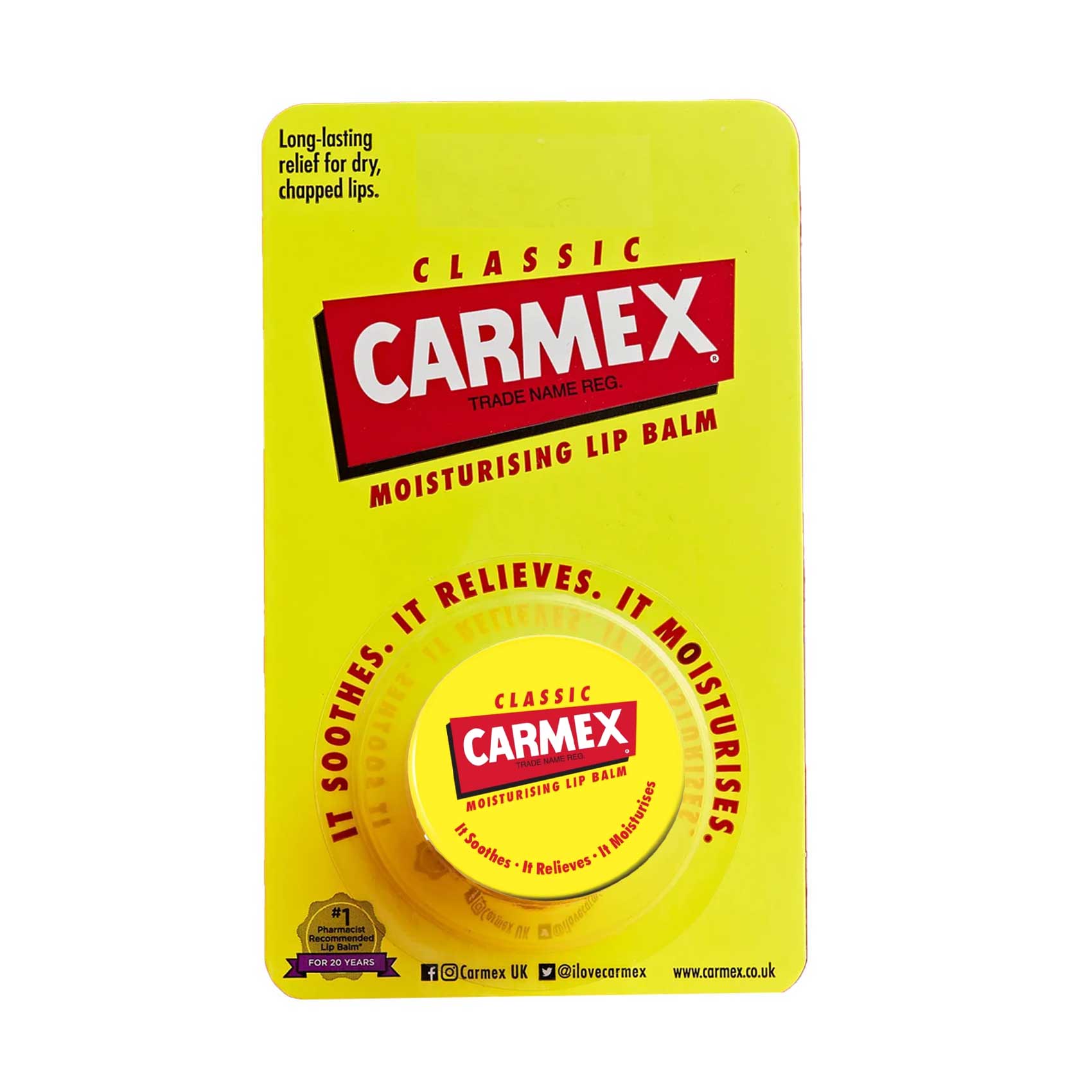 Carmex Classic Moisturising Lip Balm 7.5g