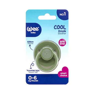 Wee Baby Round Teat Soother No 1