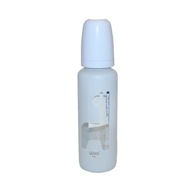 Wee Glass Feeding Bottle 250Ml Blue