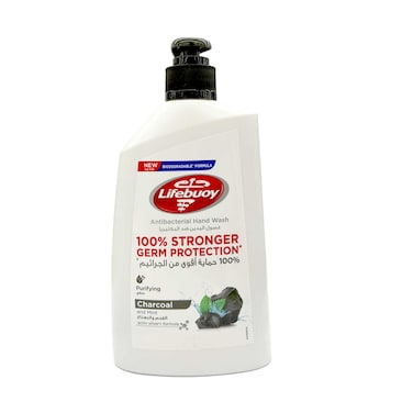 Lifebuoy Antibacterial Hand Wash With Charcoal &amp; Mint 450ml