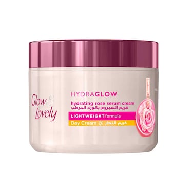 Glow &amp; Lovely Day Cream Hydra Glow Hydrating Rose Serum 20 50g