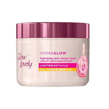 Glow &amp; Lovely Day Cream Hydra Glow Hydrating Rose Serum 20 50g