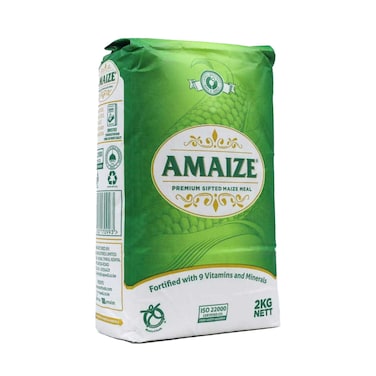 Afro Food Amaize Premium Sifted Maize Meal Flour 2kg