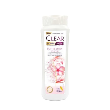Clear 2 In 1 Shampoo &amp; Conditioner For Women Soft &amp; Shiny 600ml