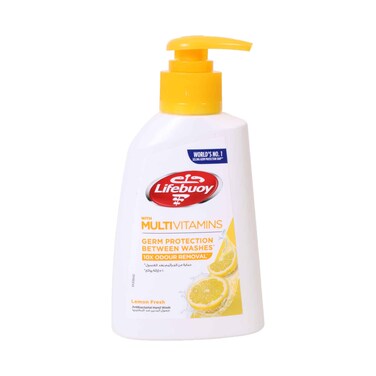 Lifebuoy With Multivitamins Lemon Fresh Antibacterial Hand Wash 200ml