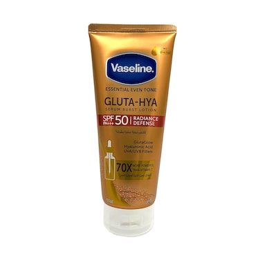 فازلين جلوتا-هايا سبف 50 راديانس ديفينس، 180 مل
