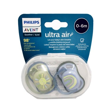 مصاصة أطفال فيليبس أفنت ألترا إير فلو من عمر 0-6 أشهر