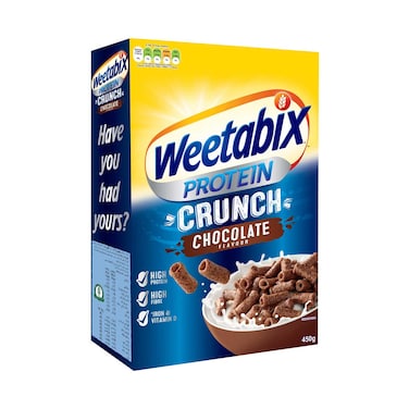 Weetabix Protein Crunch Chocolate Flavour Cereal 450g