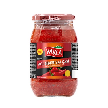 Yayla Antakya Aci Biber Salcasi Paprika Paste Assorted 370g