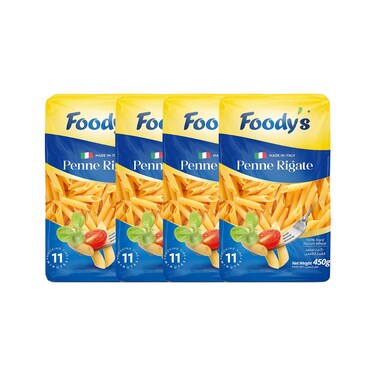 Foody's Pasta Penne Rigate 450gx4 Pieces