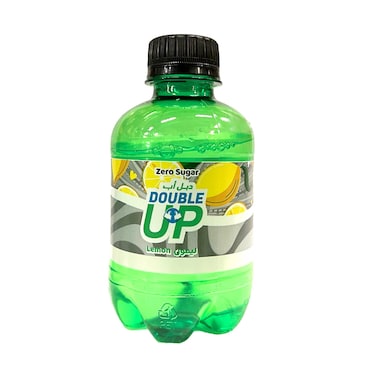 Double Up Zero Sugar Carbonated Drinks Lemon 200ml
