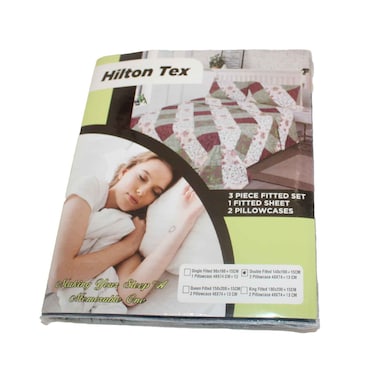 Fitted Bedshet Double +2 Pillow Cover