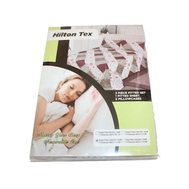 Fitted Bedsheet-Queen +2 Pillow Cover