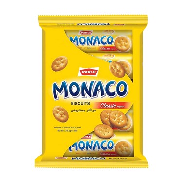 Parle Monaco Classic Biscuit 63.3gx5 Pieces