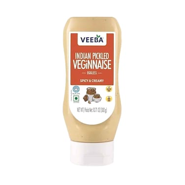 Veeba Indian Pickled Veginnaise Eggless Spicy &amp; Creamy 300g