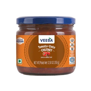 Veeba Tomato-Date Chutney Spicy &amp; Sweet Dip 350g