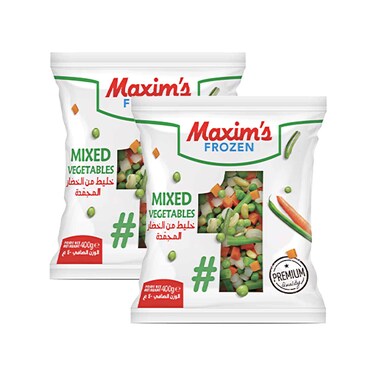 Maxims Frozen Vegetables Assorted 400gx2