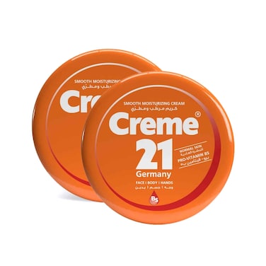 Creme21 Smooth Moisturizing Cream 150mlx2 Pieces