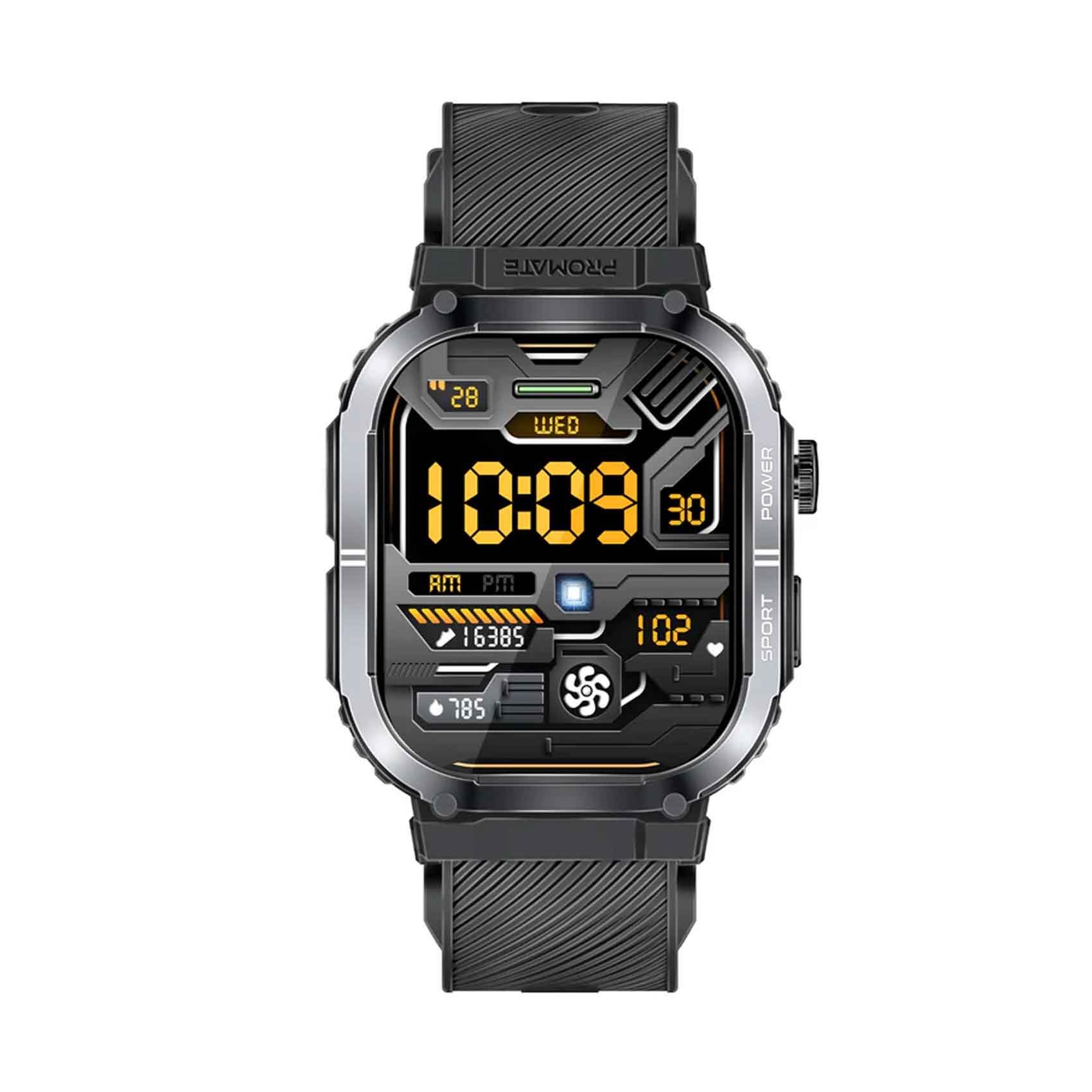 Promate SportFit Tough-Built Smartwatch With Blutooth Calling