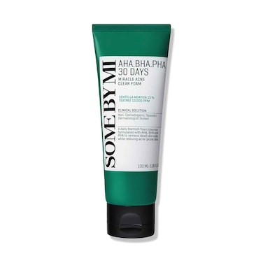 Somebymi AHA BHA PHA 30 Days Miracle Acne Clear Foam Cleanser 100ml
