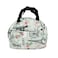 Tj Bags Polyester Backpack With Pouch Set 43x28x12cm, Printed White