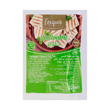 Lexquis Halloumi Cheese Full Fat 225g