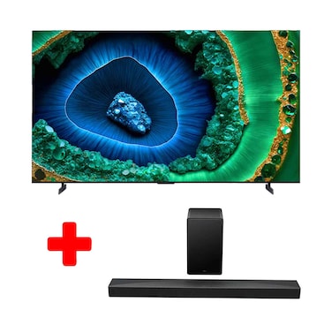 TCL Smart TV Premium QD-MiniLED QLED Pro Google TV 4K UHD 98 Inches 98C855 + TCL Sounbar Subwoofer 5.1 Channel 500 Watts Q65H