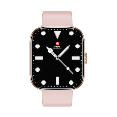 Swiss Military Alps 4 Smartwatch Rose Gold with Pink Silicon Strap