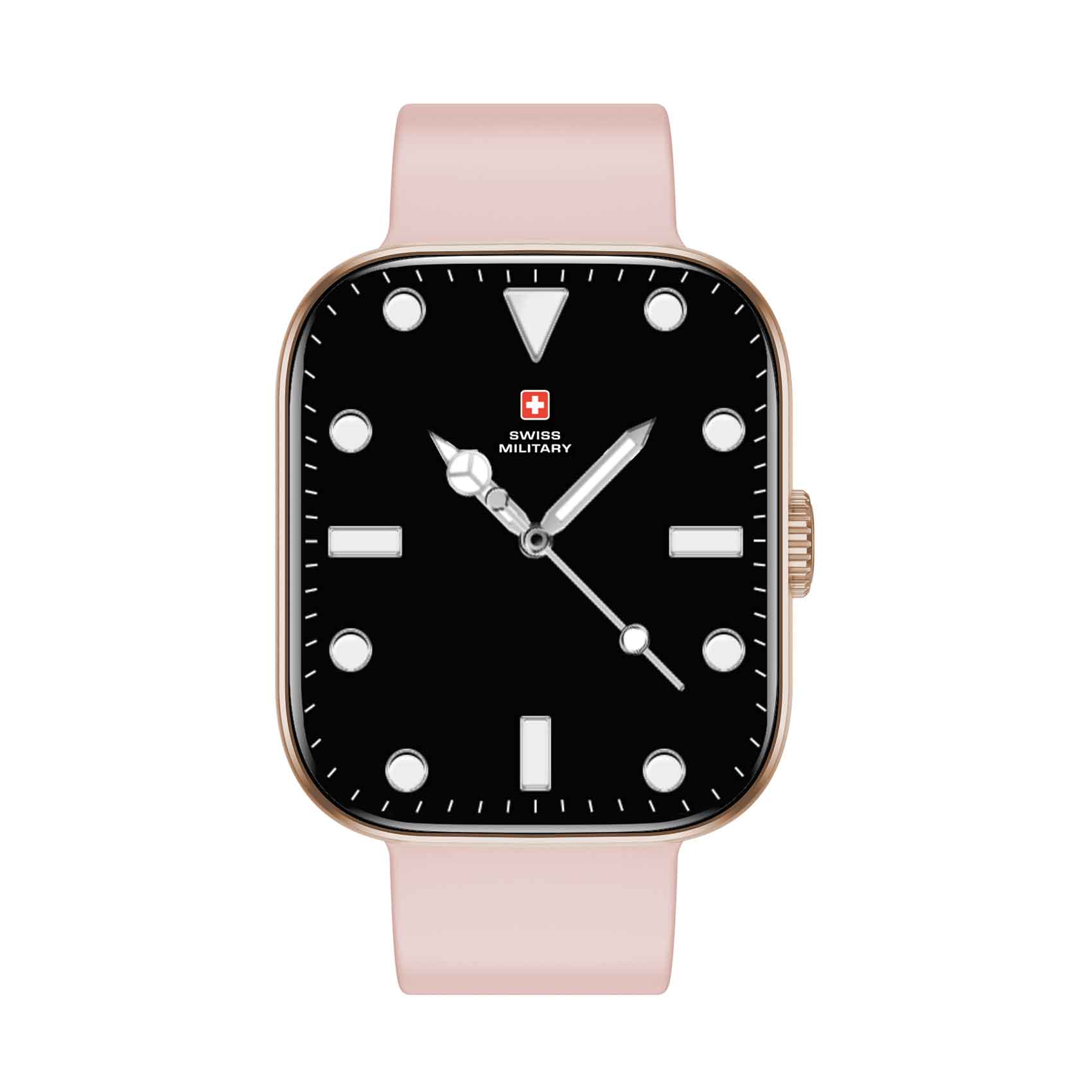 Swiss Military Alps 4 Smartwatch Rose Gold with Pink Silicon Strap