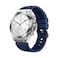 Swiss Military DOM 6 Smartwatch Silver With Blue Silicone Strap