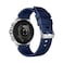 Swiss Military DOM 6 Smartwatch Silver With Blue Silicone Strap