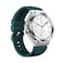 Swiss Military DOM 6 Smartwatch Silver With Green Silicone Strap