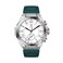 Swiss Military DOM 6 Smartwatch Silver With Green Silicone Strap