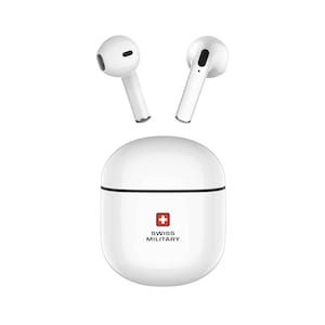 Swiss Military True Wireless Earbuds Victor White
