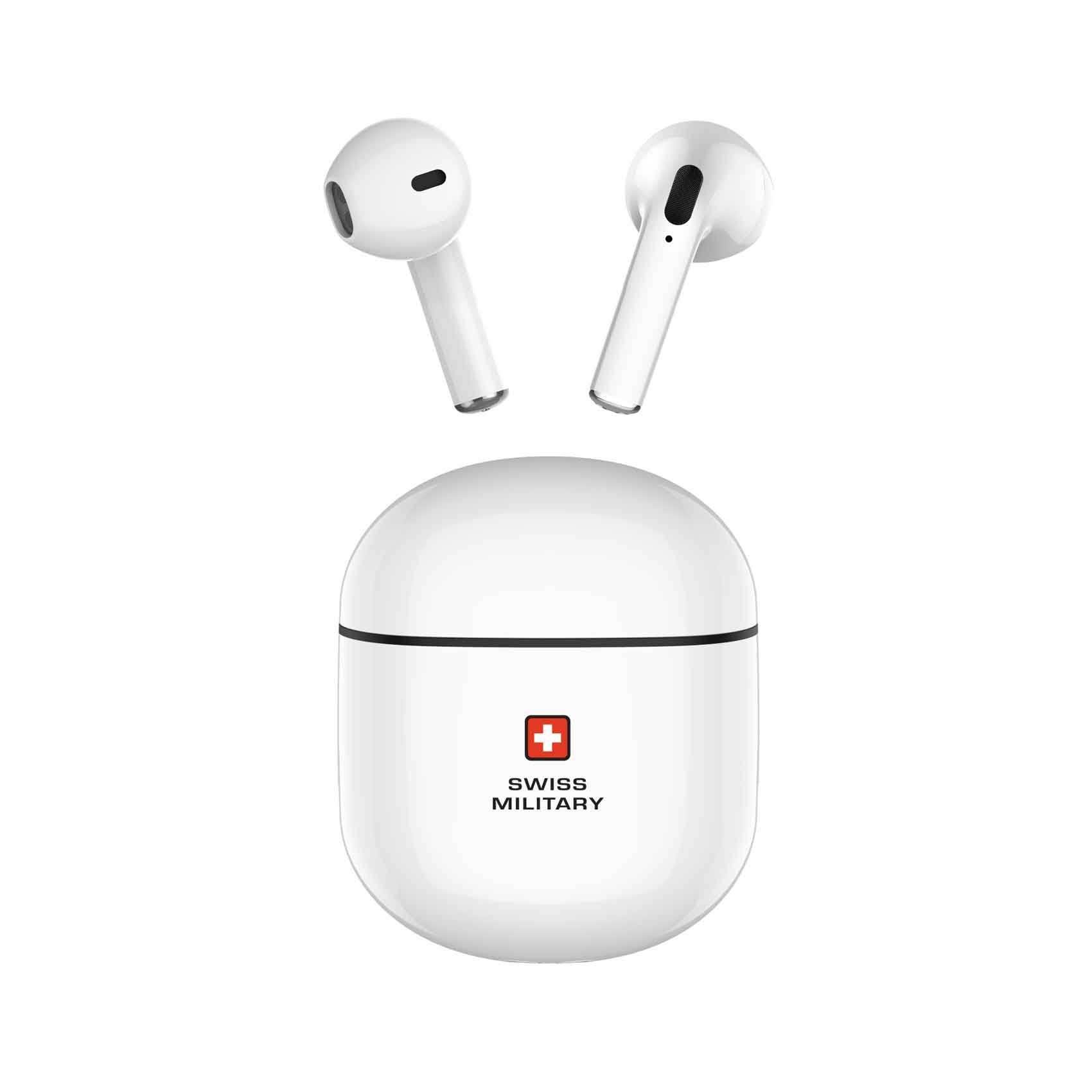 Swiss Military True Wireless Earbuds Victor White