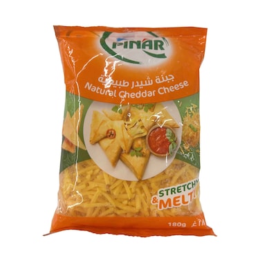 Pinar Natural Cheddar Shredded Cheese 180g