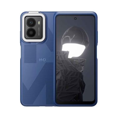 اتش ام دي فيوجن 5 جي، 12 جيجا رام، 256 جيجا تخزين، اسود مع الزي الأزرق اللامع