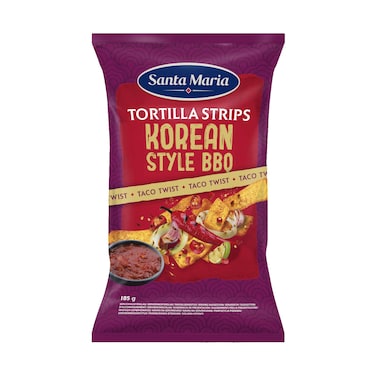 شرائح سانتا ماريا تورتيلا للشواء على الطريقة الكورية 185 جرام