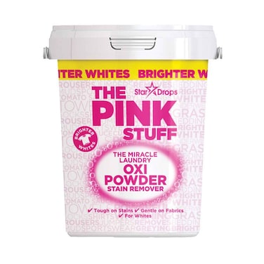 Star Drops The Pink Stuff The Miracle Laundry Oxi Powder Stain Remover For Whites 1kg