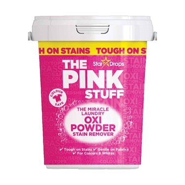 Star Drops The Pink Stuff The Miracle Laundry Oxi Powder Stain Remover For Color &amp; Whites 1kg