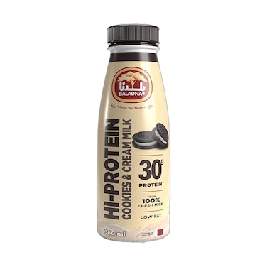 Baladna High ProteinCookies &amp; Cream Milk 360ml