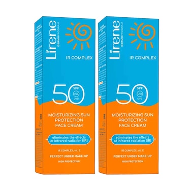 كريم الوجه المرطب للحماية من الشمس من ليرين 40 مل × 2 قطعة