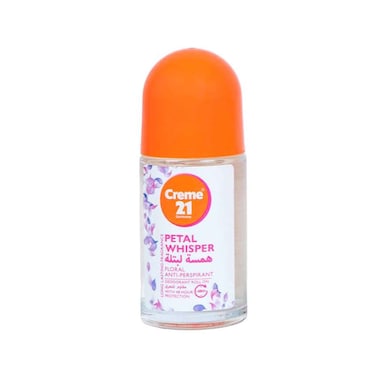 Cr&egrave;me 21 Deodorant Roll On Petal Whisper 50ml