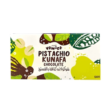 Venice Pistachio Kunafa Chocolate 130g
