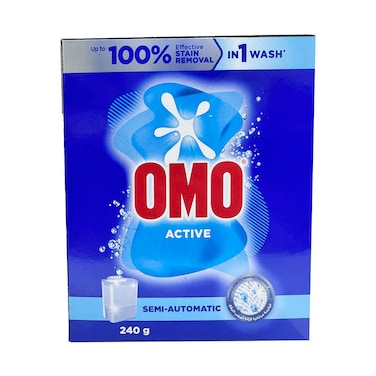 OMO Active Semi Automatic Detergent Powder 240g