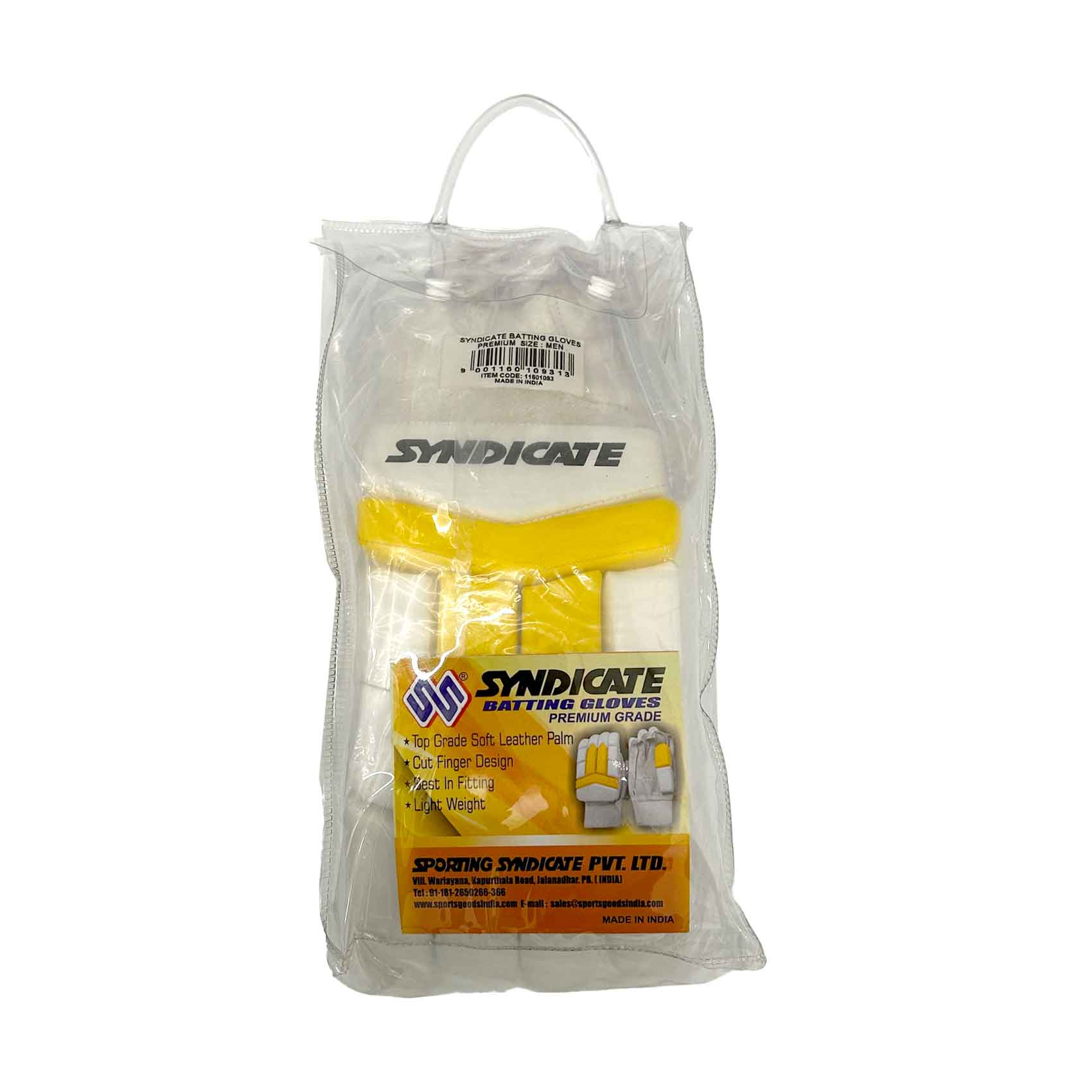 Syndicate Batting Gloves Premium Grade