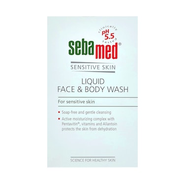 غسول سائل للوجه والجسم للبشرة الحساسة من سيباميد 500 مل