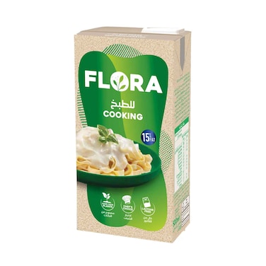 كريمة الطبخ فلورا 15% دسم 500 مل