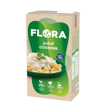 كريمة الطبخ فلورا 15% دسم 1000 مل